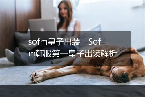 sofm皇子出装 Sofm韩服第一皇子出装解析